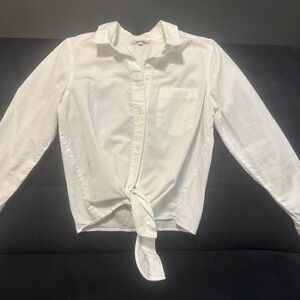 Madewell Cream Button-Up Shirt